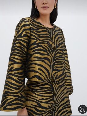 Tuckernuck Tiger Jacquard Maxine Top